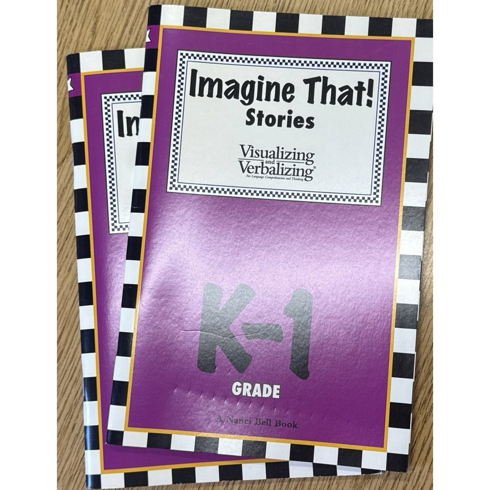 Visualizing And Verbalizing Imagine That! Stories K-1 Grade Nanci Bell Lot of 3